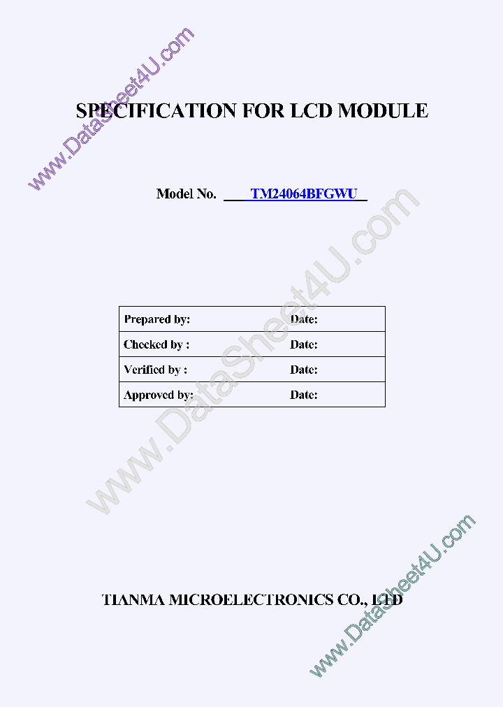 TM24064BFGWU_571859.PDF Datasheet