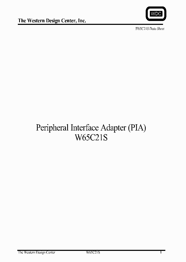 W65C21S_618848.PDF Datasheet