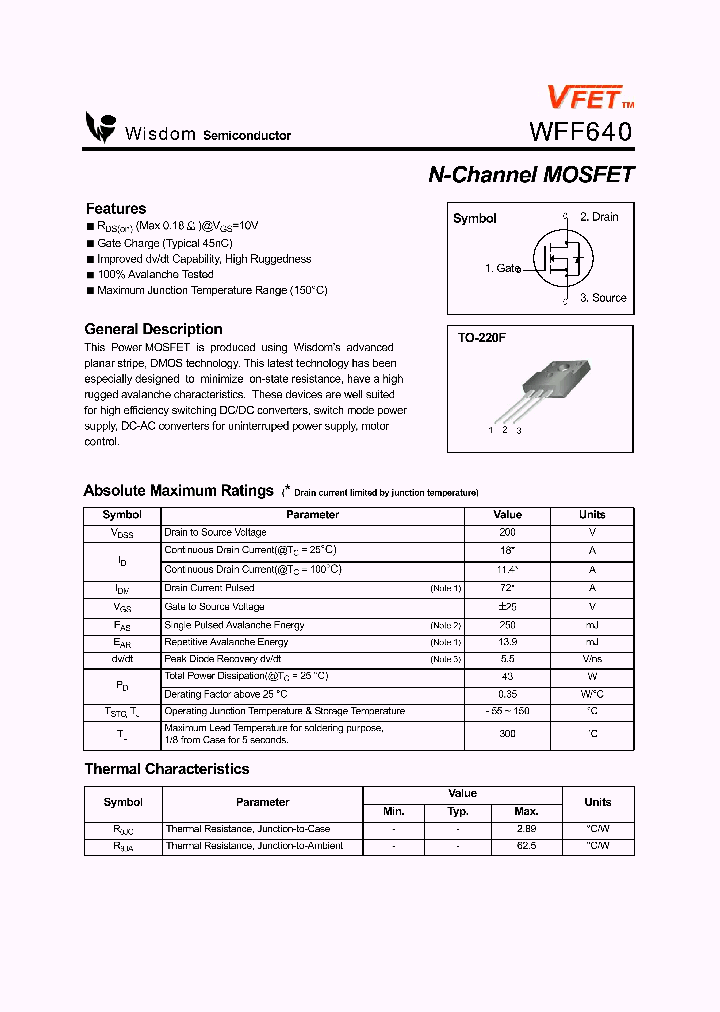 WFF640_633698.PDF Datasheet