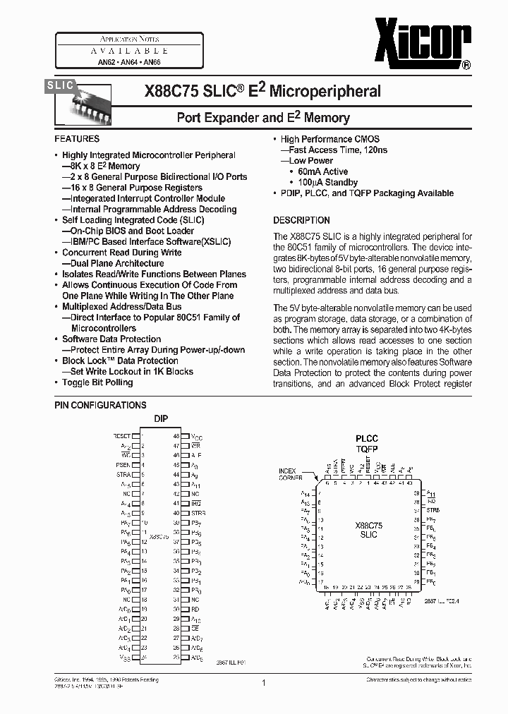 X88C75_48552.PDF Datasheet