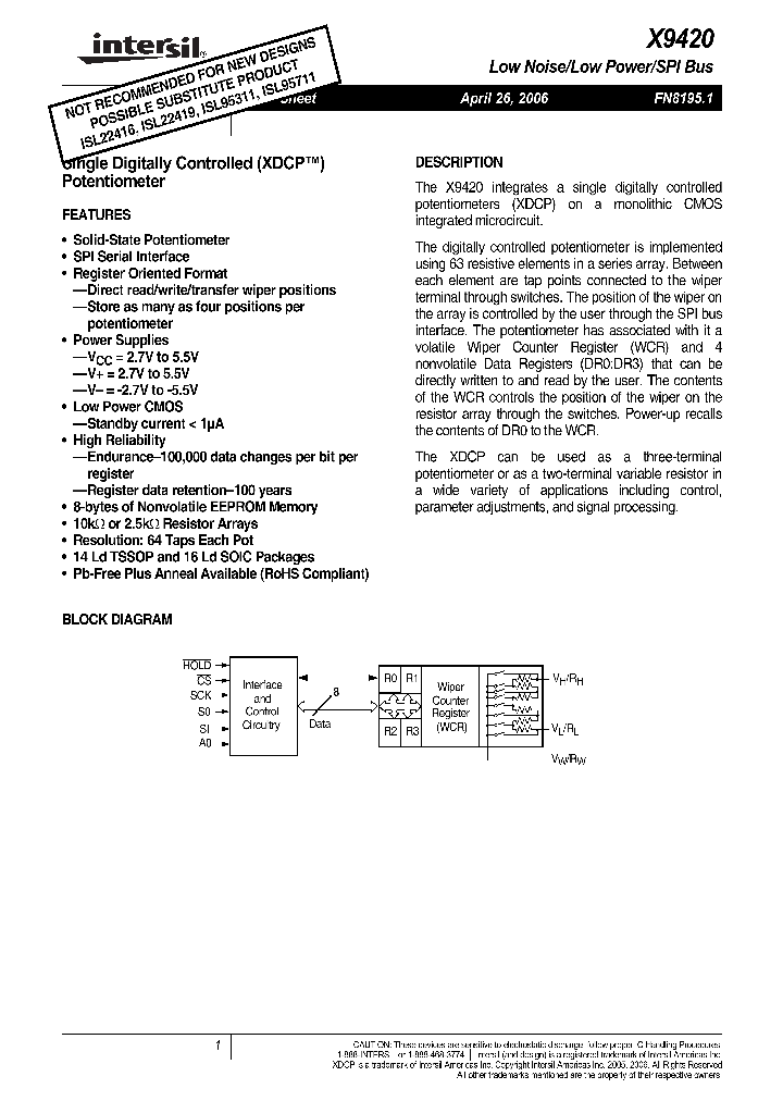 X9420WS16_708698.PDF Datasheet