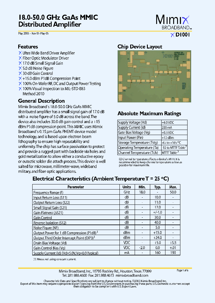 XD1001_648959.PDF Datasheet