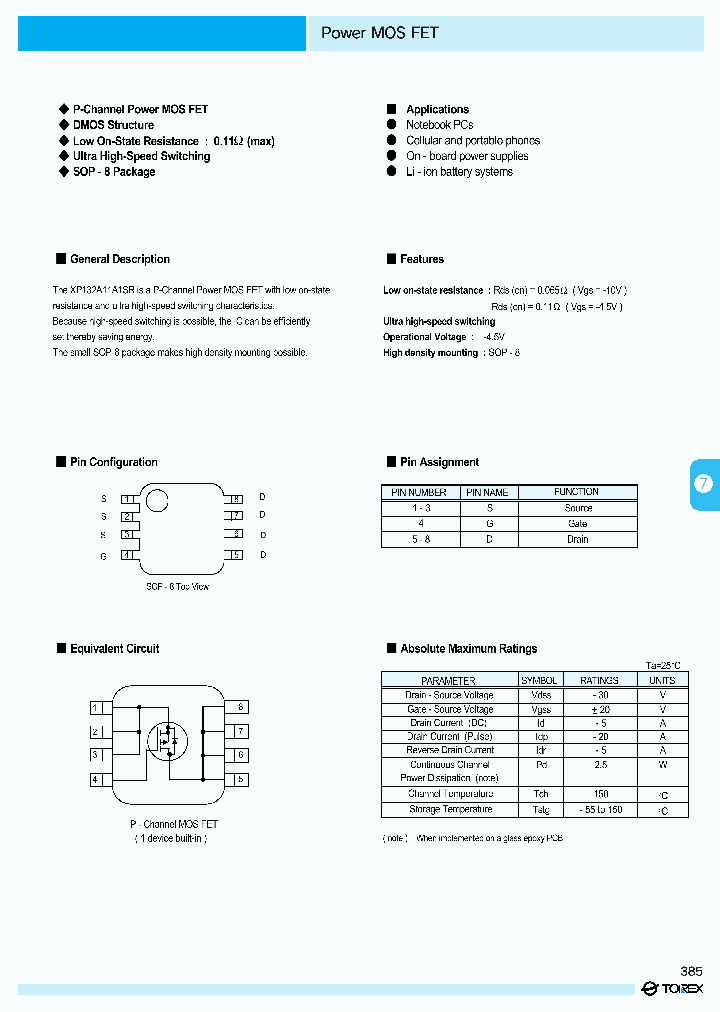 XP132A11A1SR_564417.PDF Datasheet