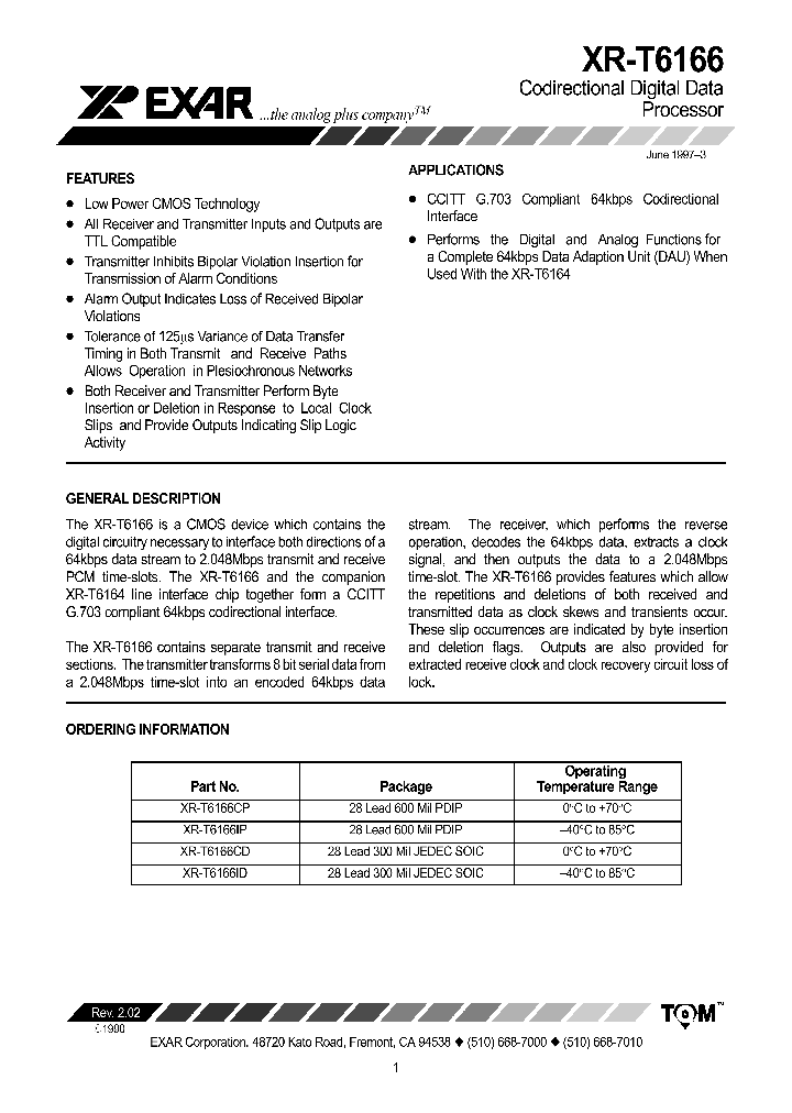 XR-T6166_628293.PDF Datasheet