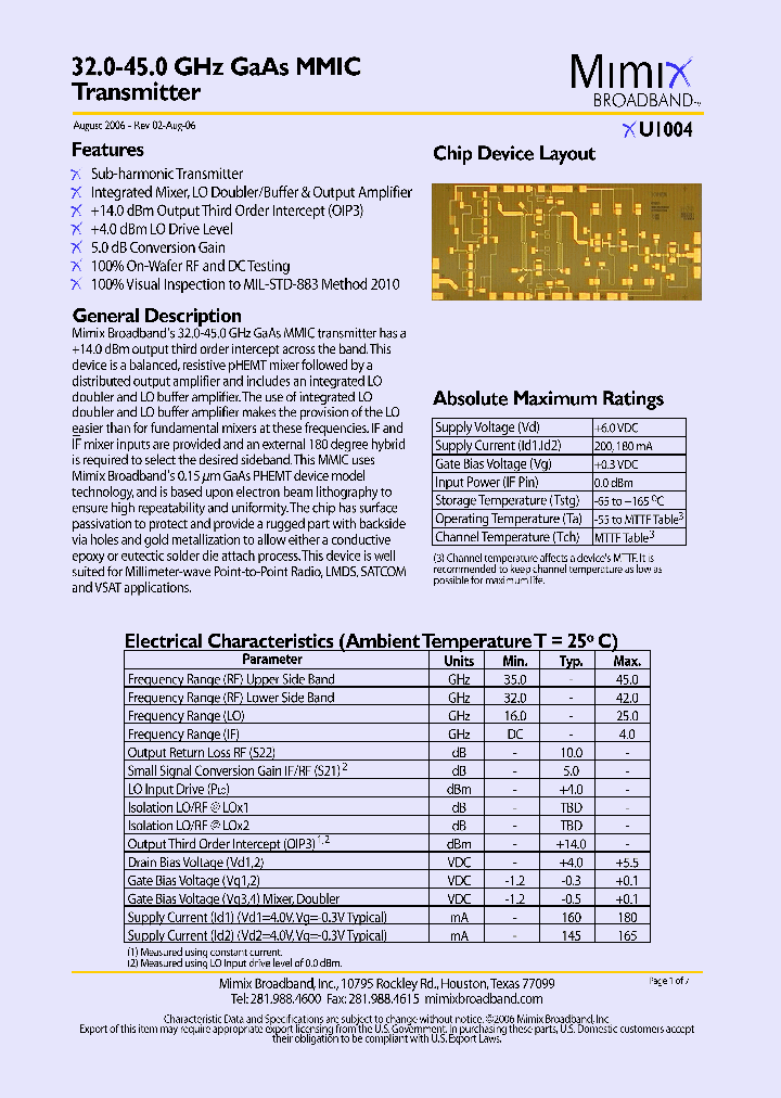 XU100406_710297.PDF Datasheet