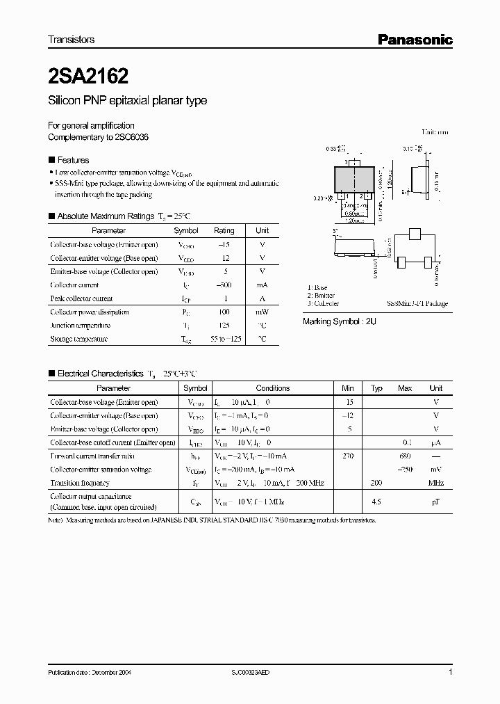 2SA2162_911622.PDF Datasheet