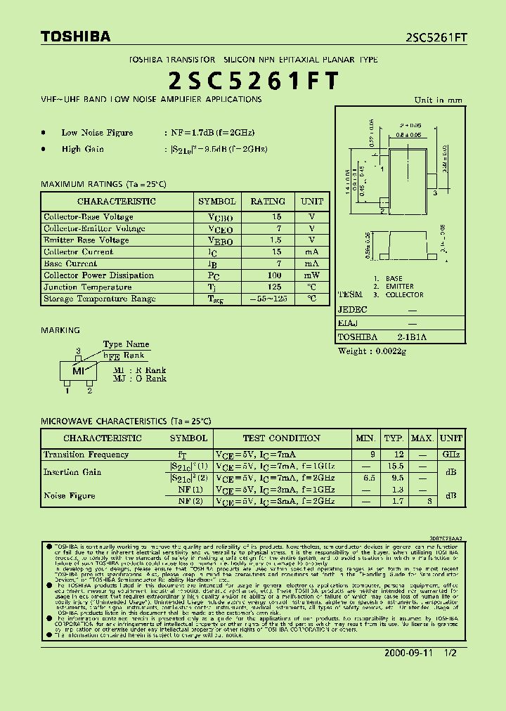 2SC5261FT_952789.PDF Datasheet