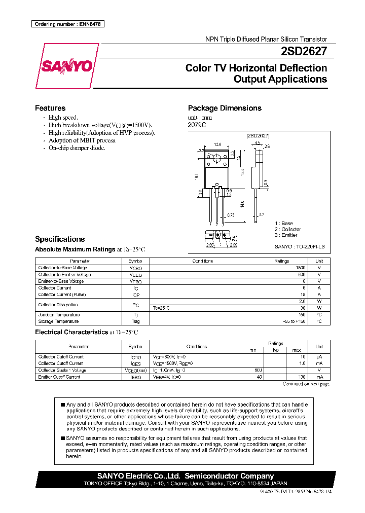 2SD2627_942883.PDF Datasheet