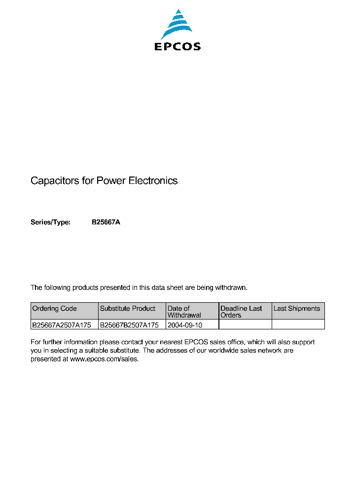 B25667-A2507-A175_1022795.PDF Datasheet