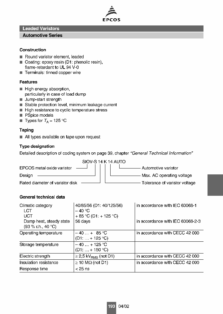 B72207S1140K201_946237.PDF Datasheet