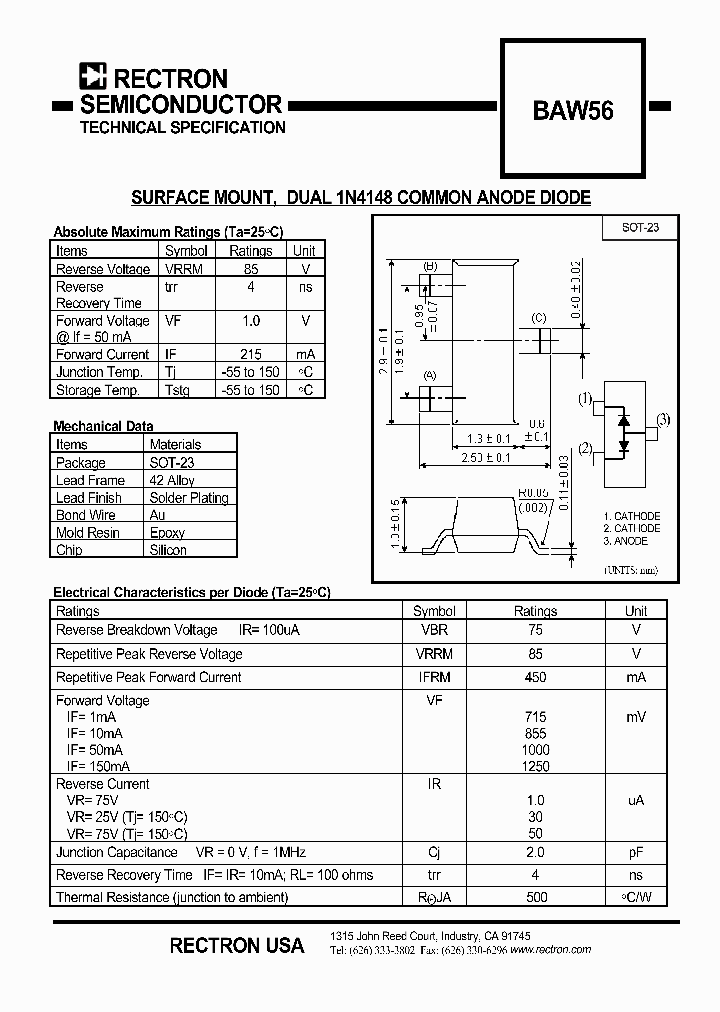 BAW56_1017370.PDF Datasheet