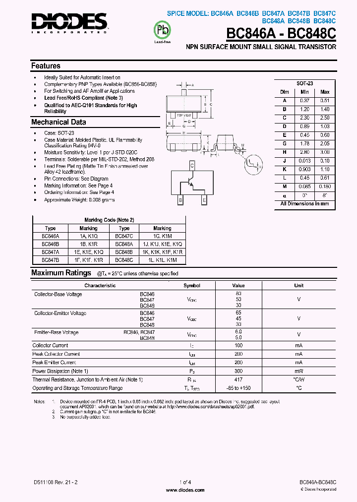 BC846_823832.PDF Datasheet