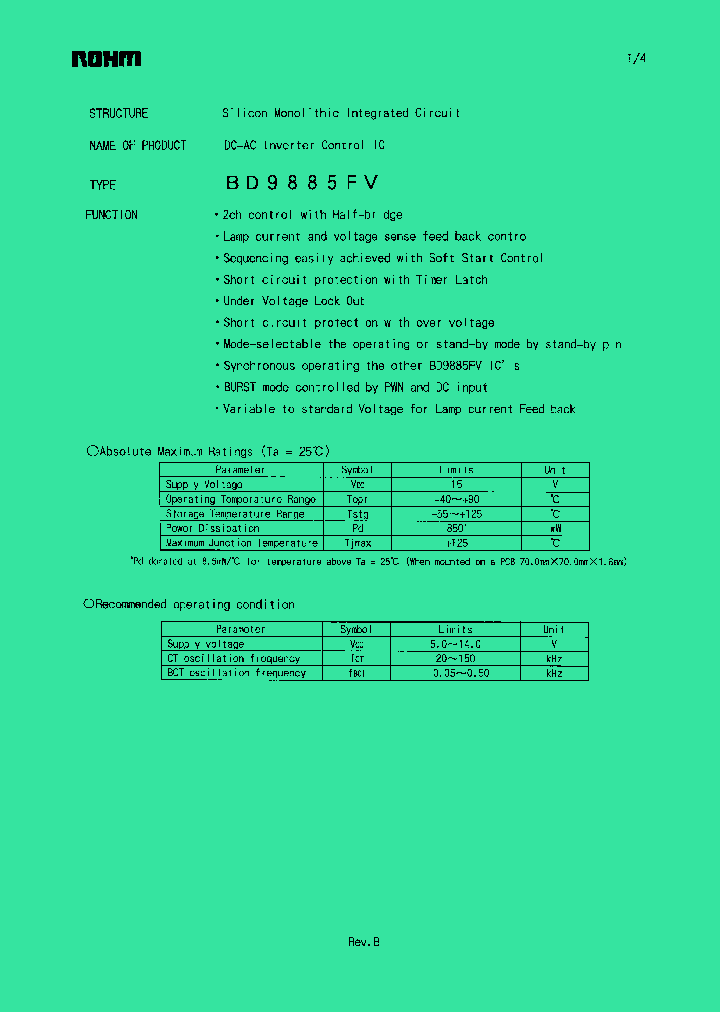 BD9885FV_825116.PDF Datasheet