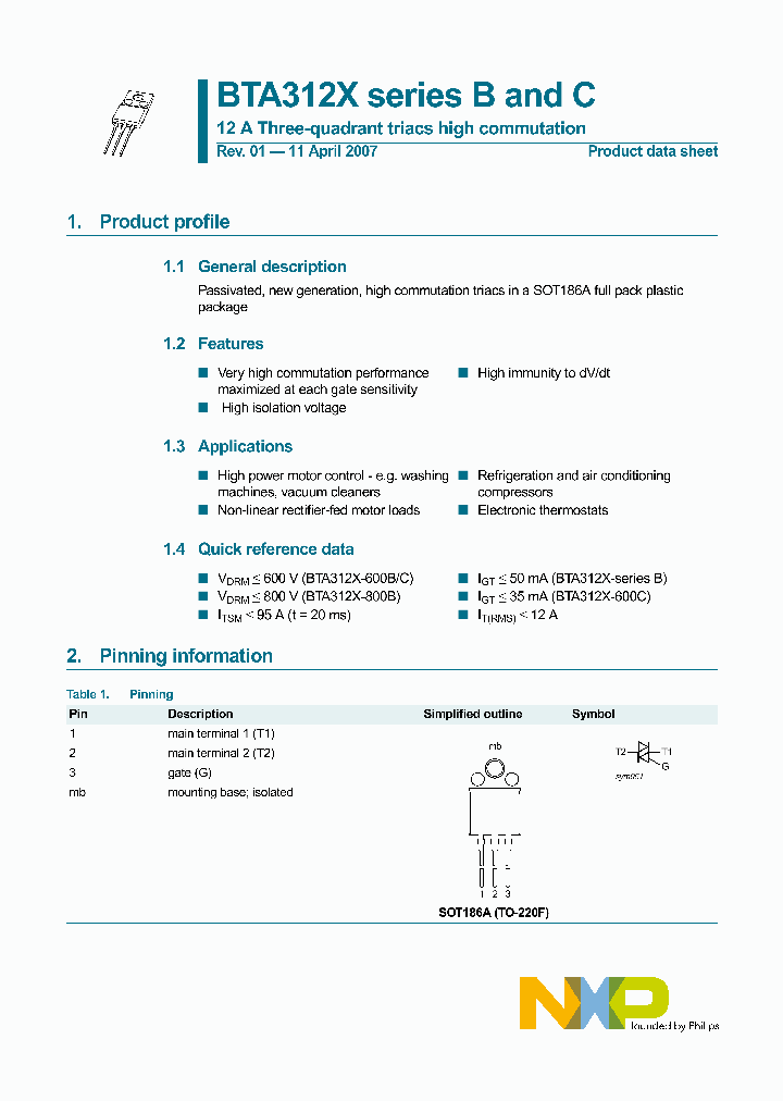 BTA312X-600B_940604.PDF Datasheet
