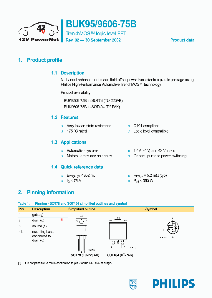 BUK9506-75B_921137.PDF Datasheet