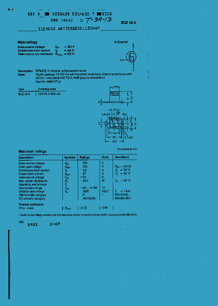 BUZ48A_890929.PDF Datasheet