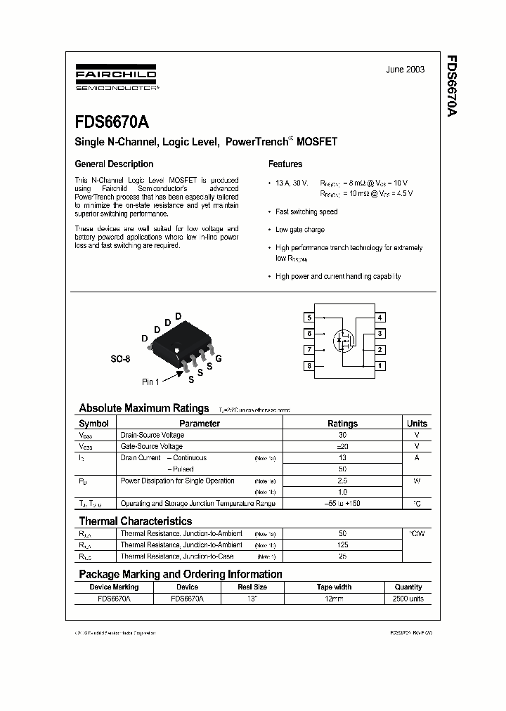 FDS6670A03_901288.PDF Datasheet