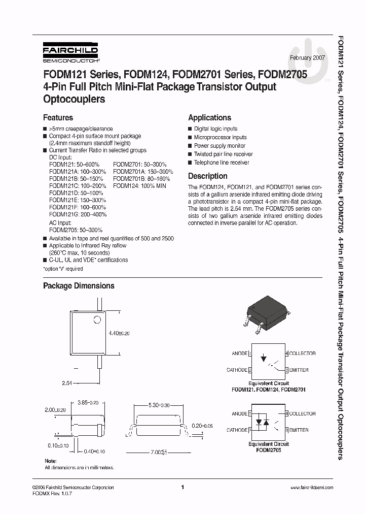FODM2701B_745757.PDF Datasheet
