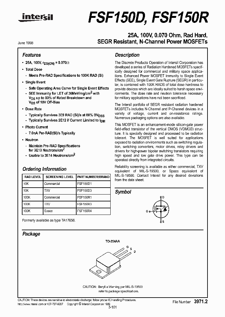 FSF150D_921202.PDF Datasheet