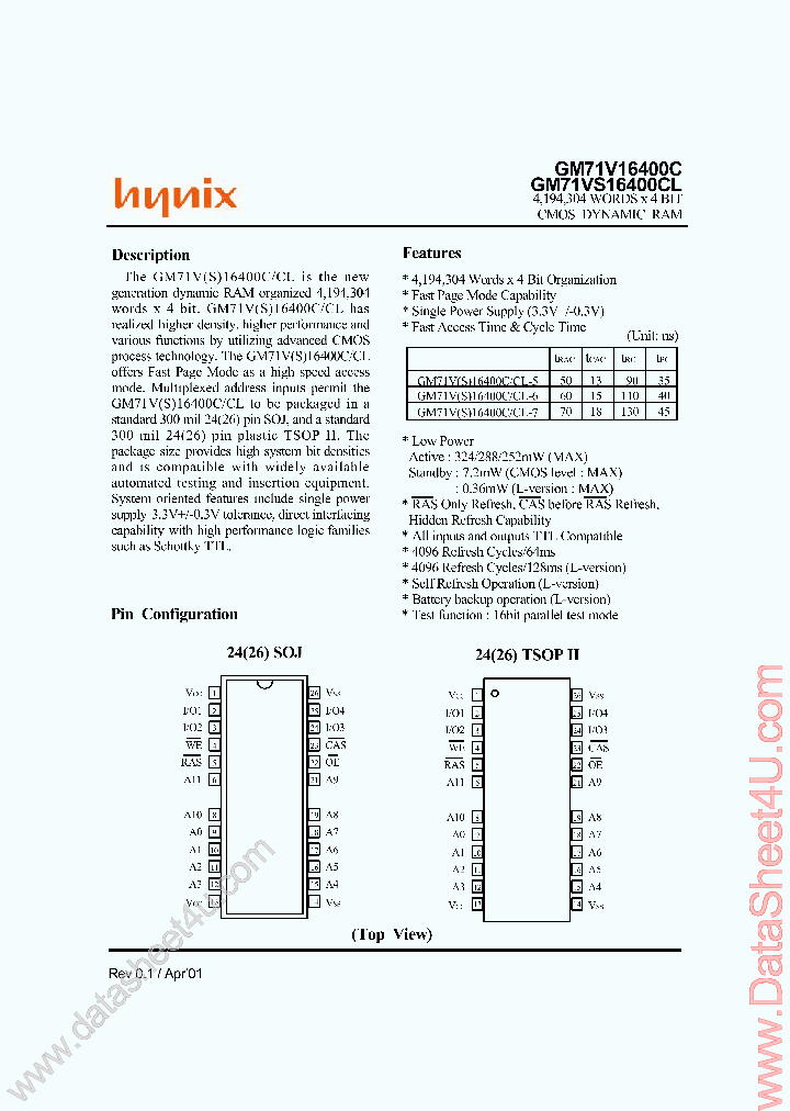 GM71VS16400CL_1013584.PDF Datasheet