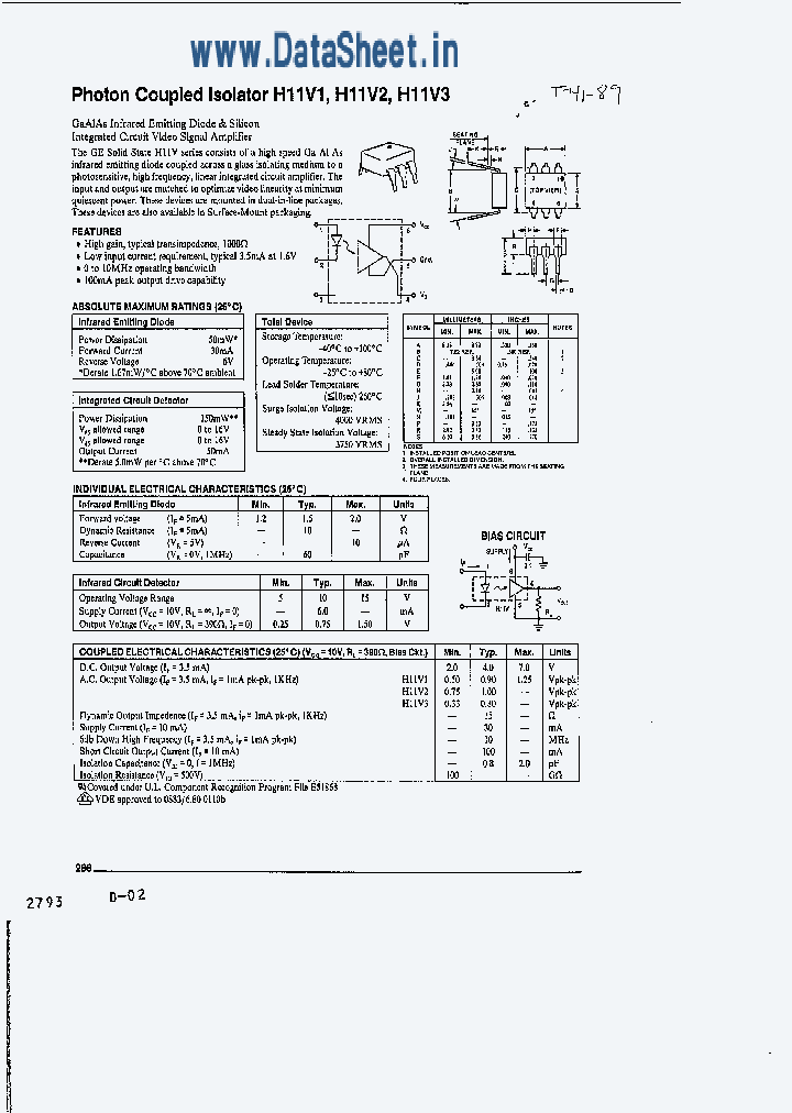 H11V1_909027.PDF Datasheet