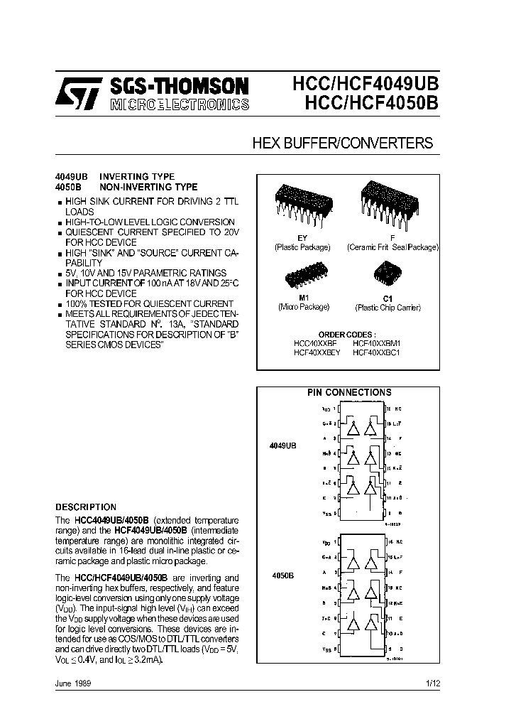 HCF4049BC1_785074.PDF Datasheet