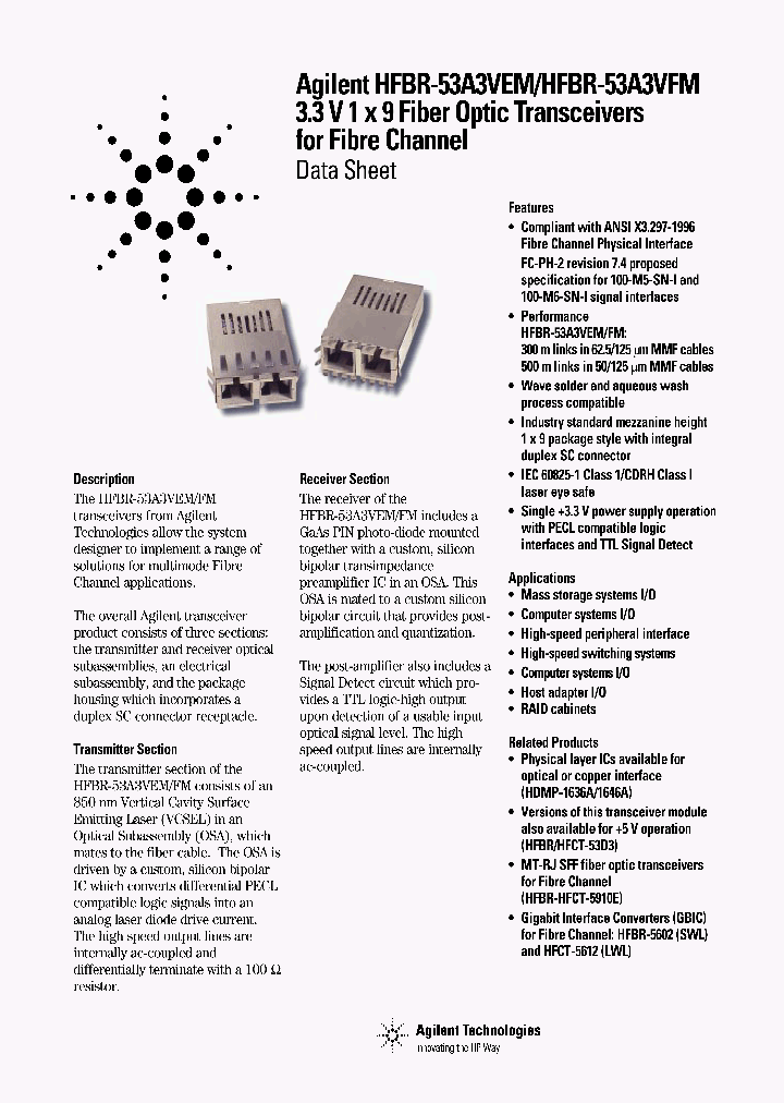 HFBR-53A3VFM_684188.PDF Datasheet