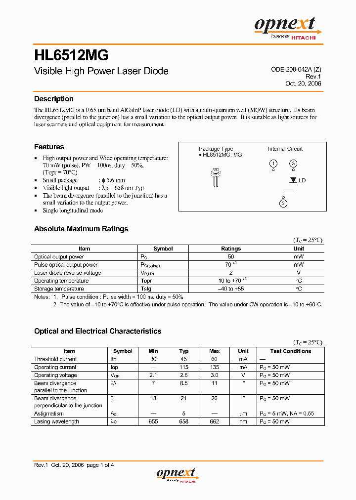 HL6512MG_956911.PDF Datasheet