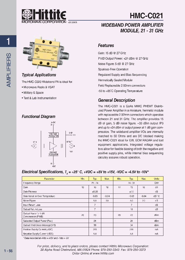 HMC-C021_615310.PDF Datasheet