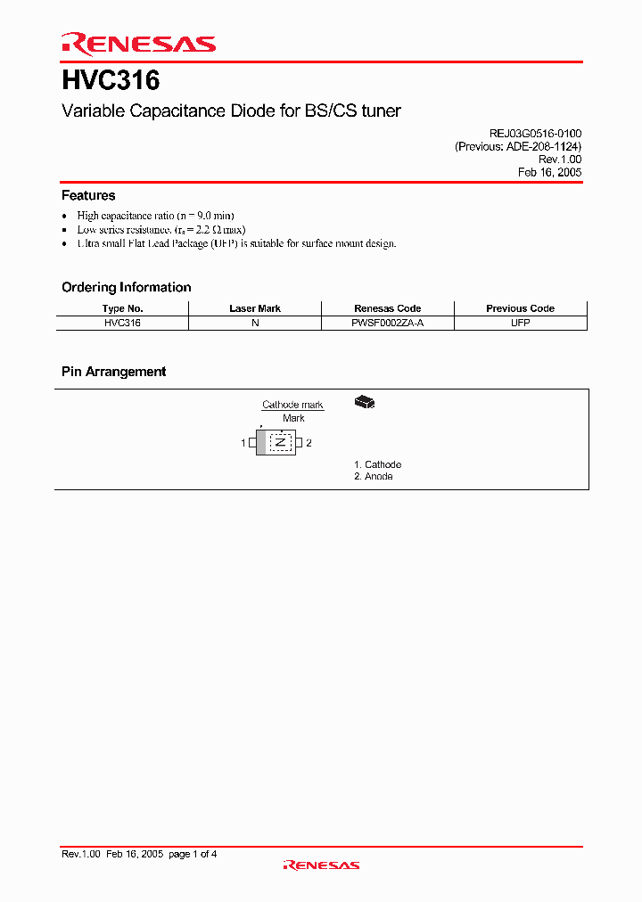 HVC316_738137.PDF Datasheet