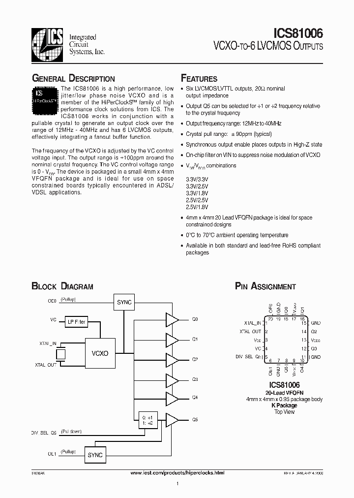ICS810-06_771905.PDF Datasheet