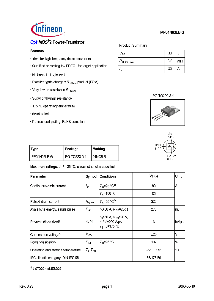 IPP04N03LB_657920.PDF Datasheet