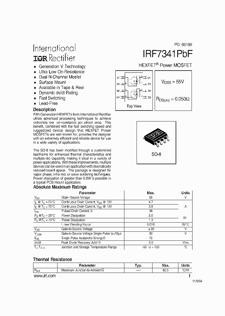IRF7341PBF_842254.PDF Datasheet
