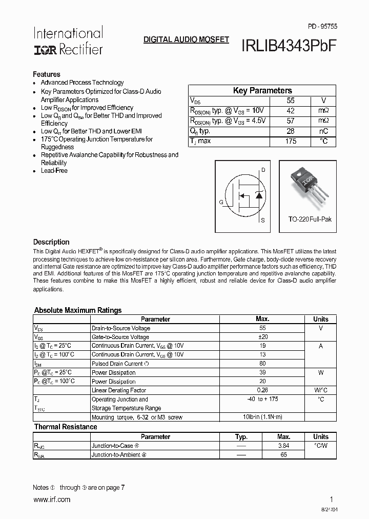 IRLIB4343PBF_732366.PDF Datasheet