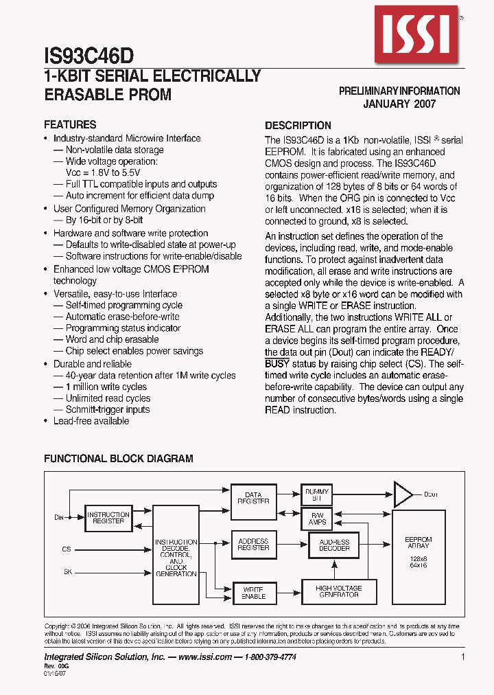 IS93C46D-2PLI_725363.PDF Datasheet