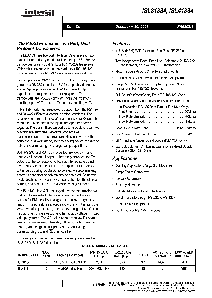 ISL81334IAZ-T_719161.PDF Datasheet