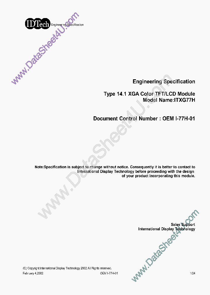 ITXG77H_868617.PDF Datasheet