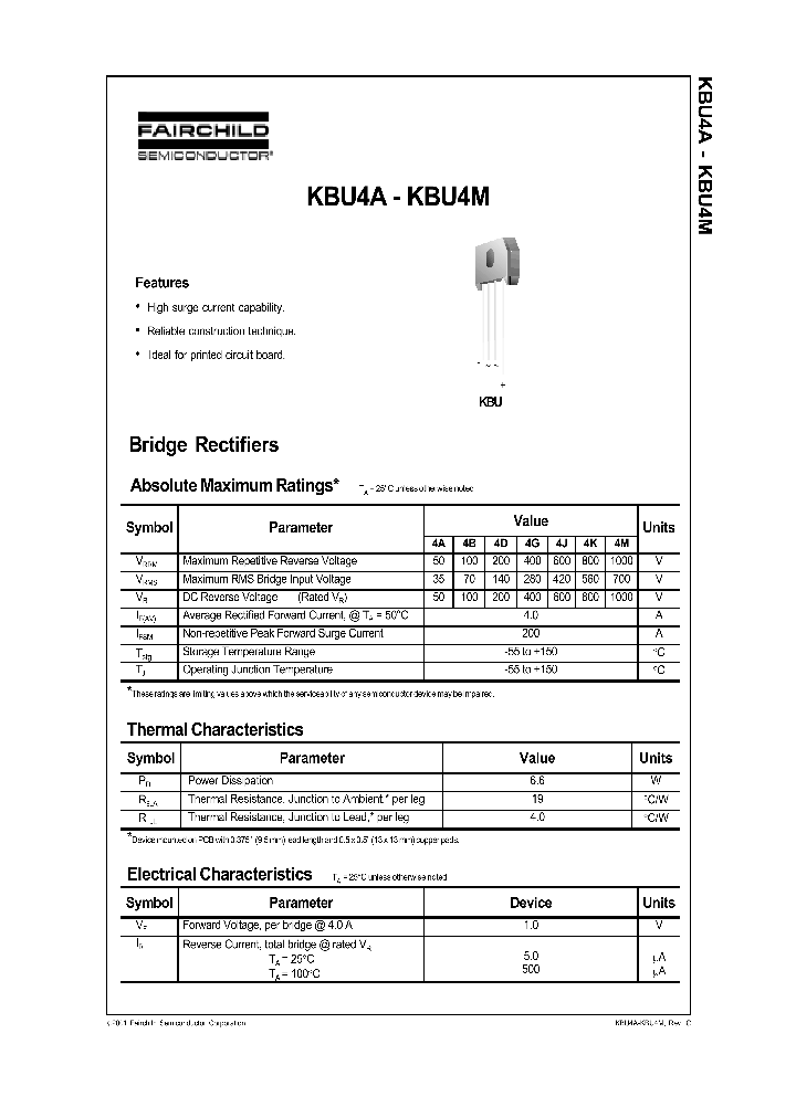 KBU4A01_703806.PDF Datasheet