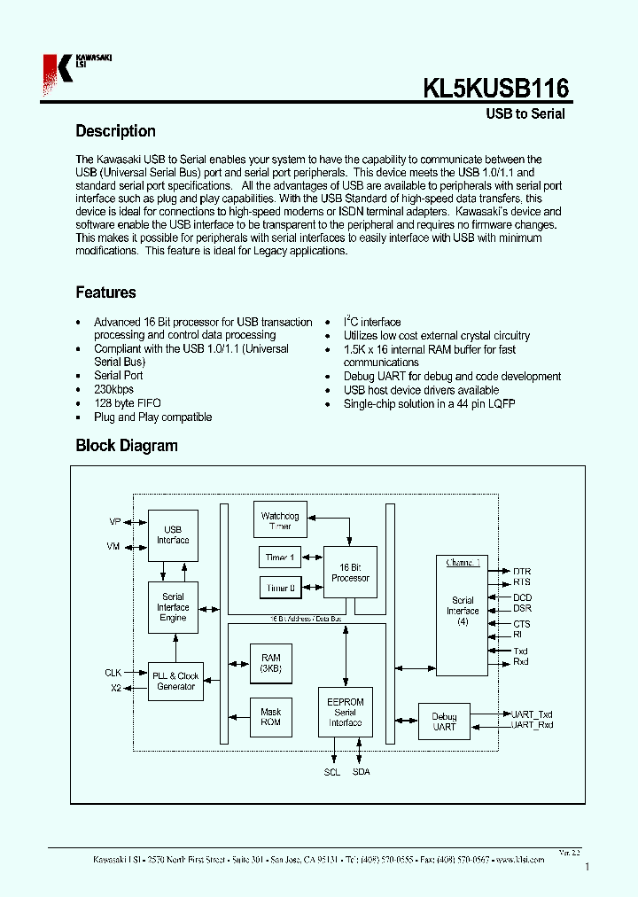 KL5KUSB116_712310.PDF Datasheet