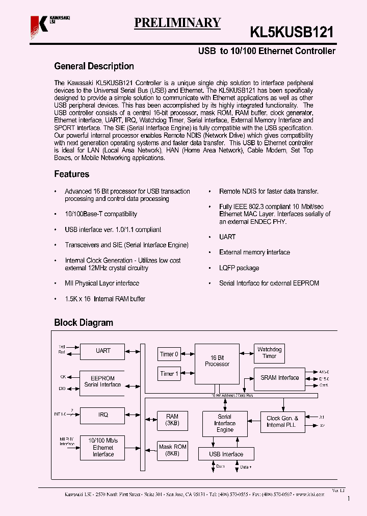 KL5KUSB121L_672591.PDF Datasheet