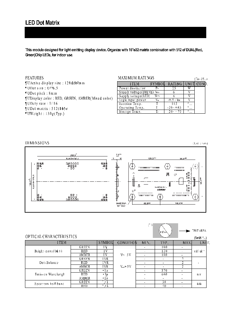 KLM-128CA-16B_806017.PDF Datasheet