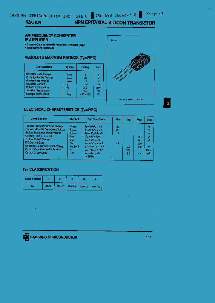 KSC184_917322.PDF Datasheet