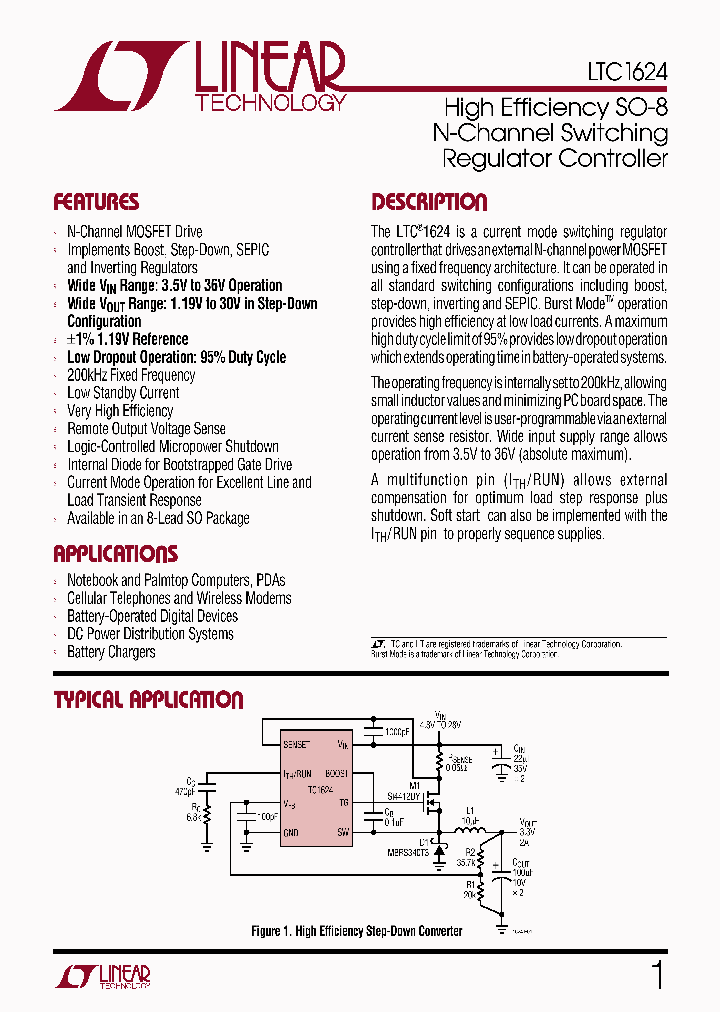 LTC1624CS8_867050.PDF Datasheet