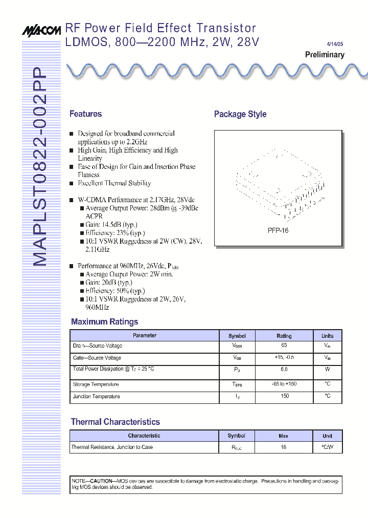 MAPLST0822-002PP_614263.PDF Datasheet