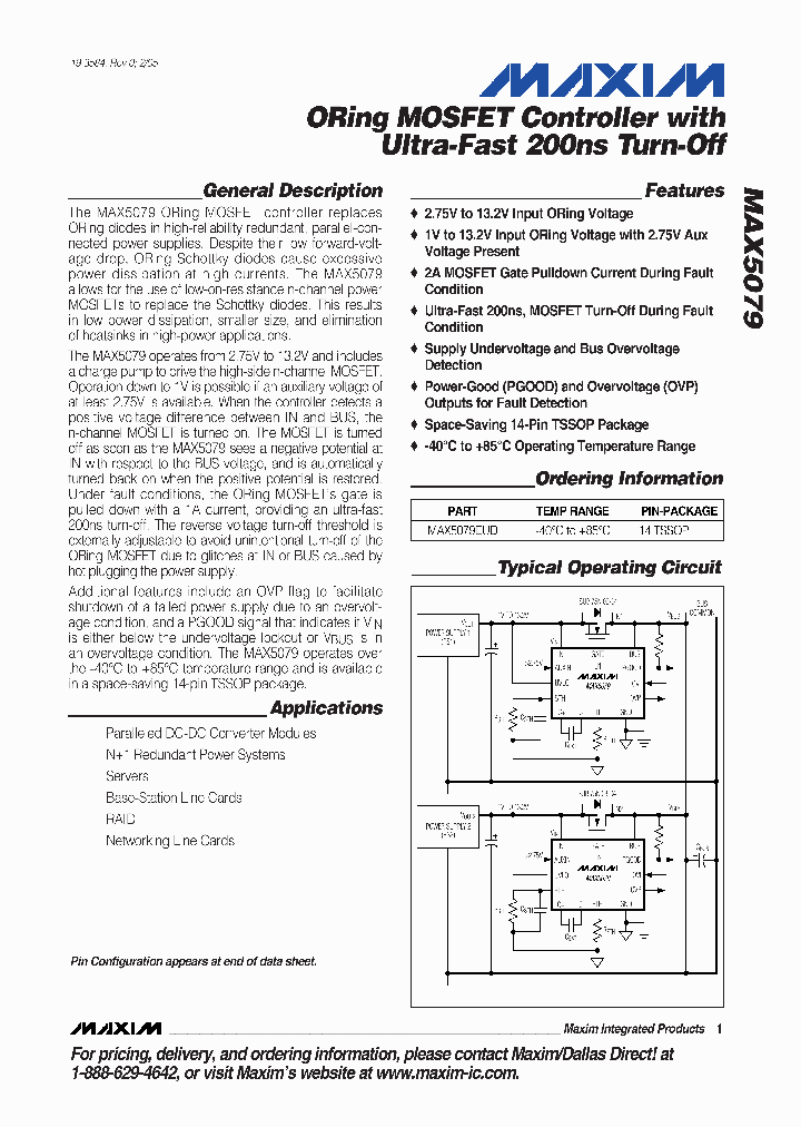 MAX5079EUD_711937.PDF Datasheet