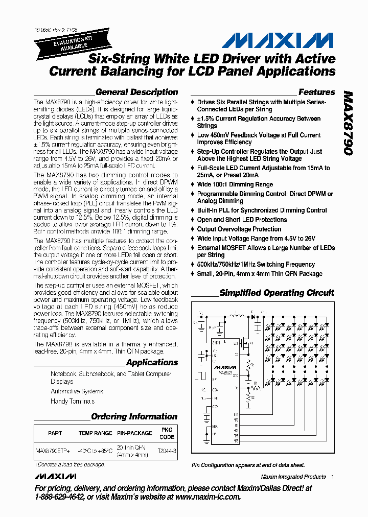 MAX8790_958492.PDF Datasheet