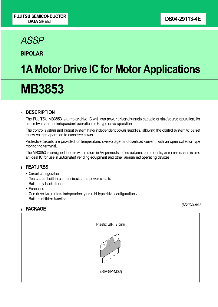 MB3853PS_699736.PDF Datasheet