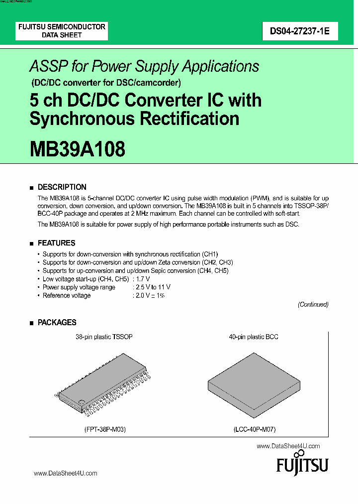 MB39A108_936263.PDF Datasheet