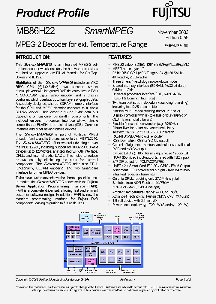 MB86H22_676326.PDF Datasheet