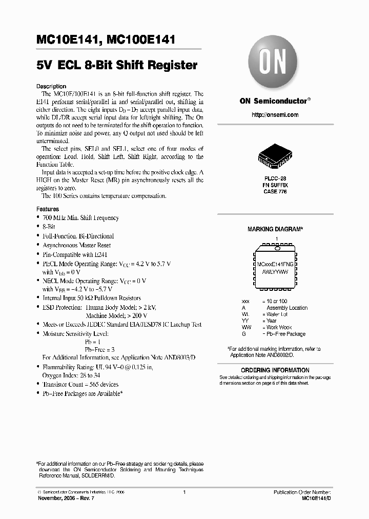 MC100E141FN_741910.PDF Datasheet